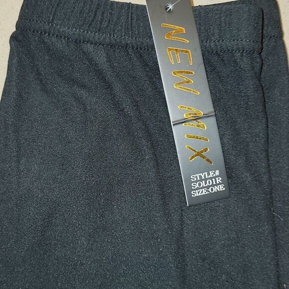 Black Ultra Soft Brushed Leggings - Picture 3 of 12